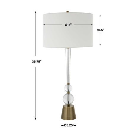 Modern European furniture - Crystal Spheres Table Lamp - www.oroa.com