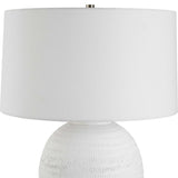 Urn-Shaped White Ceramic Table Lamp | Uttermost Reyna