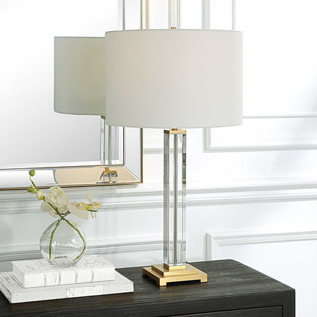   Square Column Base Table Lamp | Oroa.com
