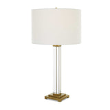 Modern European furniture - Square Column Base Table Lamp - www.oroa.com