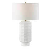 Embossed Tiles Ceramic Table Lamp | Uttermost Window Pane