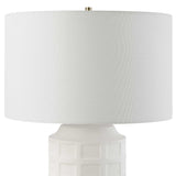 Embossed Tiles Ceramic Table Lamp | Uttermost Window Pane