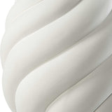 Modern European furniture - Coiled White Ceramic Table Lamp - www.oroa.com