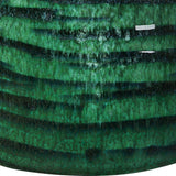 Striped Green Ceramic Table Lamp | Uttermost Galeno