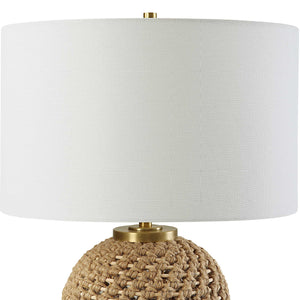   Knotted Natural Rope Table Lamp | Oroa.com
