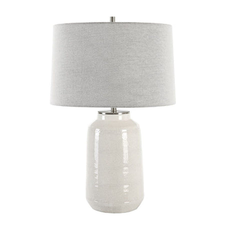 Crackled Glazed Ceramic Table Lamp | Uttermost Odawa