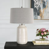 Crackled Glazed Ceramic Table Lamp | Uttermost Odawa
