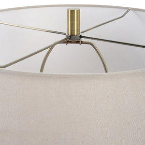   Bronze Ceramic Linen Table Lamp | Oroa.com