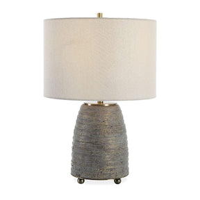 Bronze Ceramic Linen Table Lamp by Uttermost Gorda