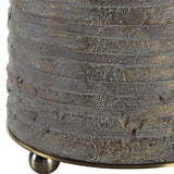 Modern European furniture - Bronze Ceramic Linen Table Lamp - www.oroa.com