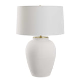 Classic White Ceramic Table Lamp | Uttermost Adelaide