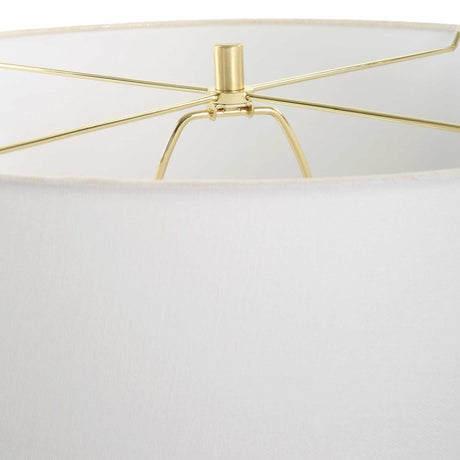 Classic White Ceramic Table Lamp | Uttermost Adelaide