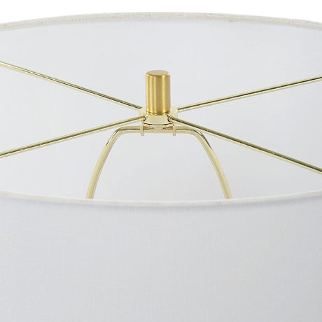 White Glazed Porcelain Table Lamp | Uttermost Emerie