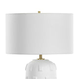 White Glazed Porcelain Table Lamp | Uttermost Emerie