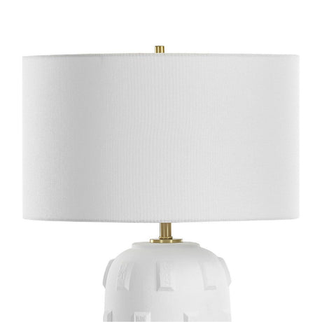 White Glazed Porcelain Table Lamp | Uttermost Emerie