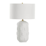 White Glazed Porcelain Table Lamp | Uttermost Emerie