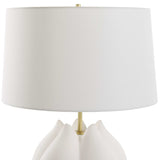 White Porcelain Flower-Inspired Table Lamp | Uttermost In Bloom