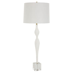   Textured White Ceramic Table Lamp | Oroa.com
