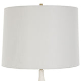 Textured White Ceramic Table Lamp | Uttermost Helena