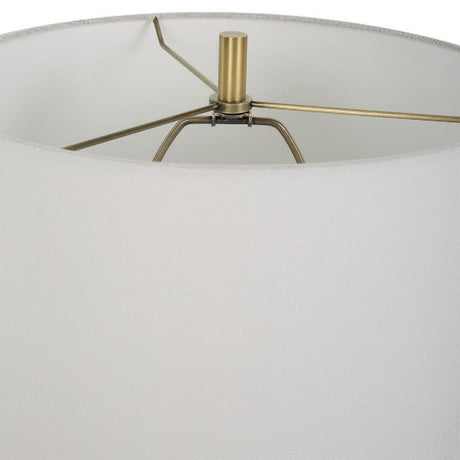 Textured White Ceramic Table Lamp | Uttermost Helena