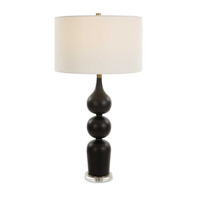 Modern European furniture - Black Ceramic Table Lamp - www.oroa.com
