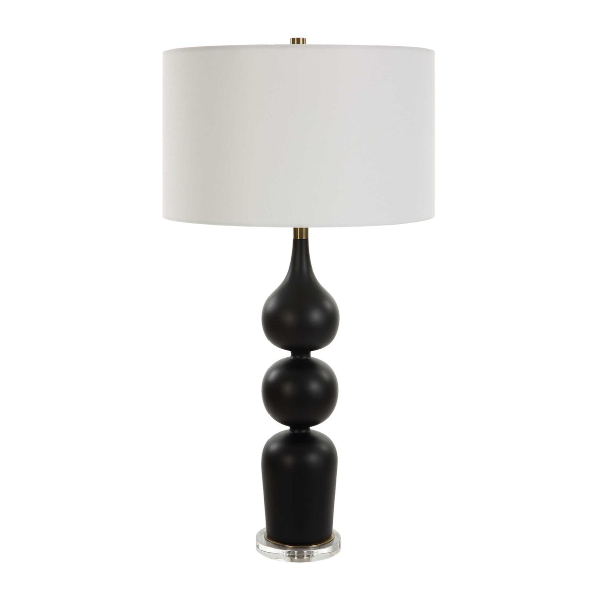   Black Ceramic Table Lamp | Oroa.com