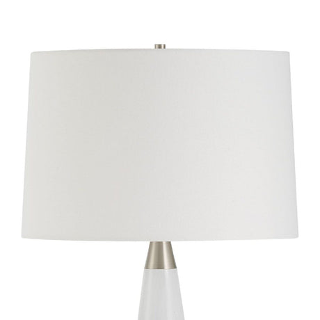 Gray & Silver Glass Table Lamp | Uttermost Quinn