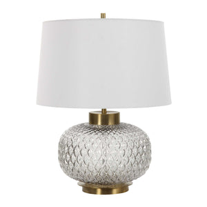   Lattice Embossed Glass Table Lamp | Oroa.com