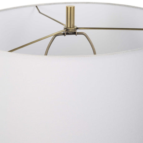 Lattice Embossed Glass Table Lamp | Uttermost Estelle