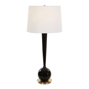 Black Glazed Ceramic Table Lamp by Uttermost Brielle