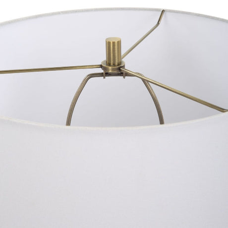 Black Glazed Ceramic Table Lamp | Uttermost Brielle