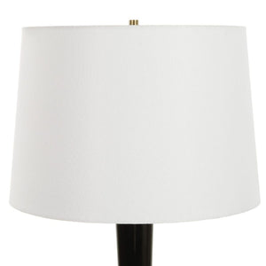   Black Glazed Ceramic Table Lamp | Oroa.com