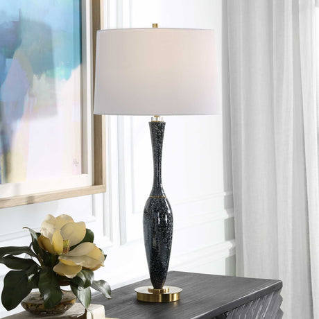 Navy Blue Ceramic Table Lamp | Uttermost Remy