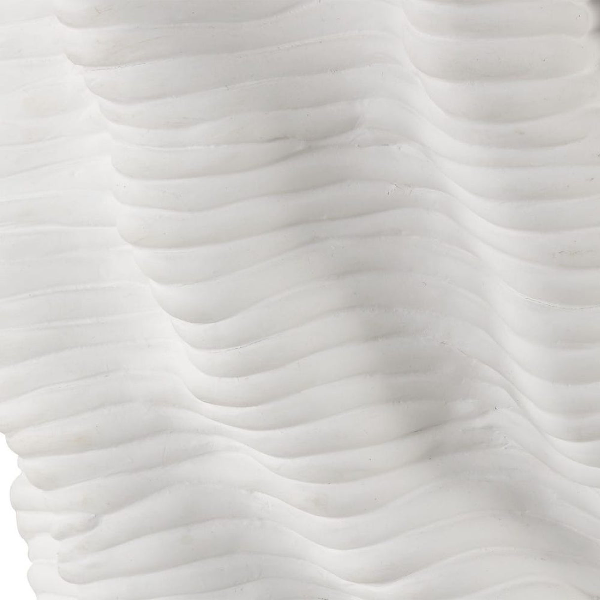 Organic-Shaped White Ceramic Table Lamp | Uttermost Stratified