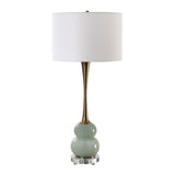 Gray Glass Table Lamp | Uttermost Sanctuary