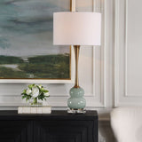 Gray Glass Table Lamp | Uttermost Sanctuary