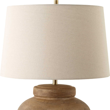 Modern European furniture - Distressed Terracotta Table Lamp - www.oroa.com