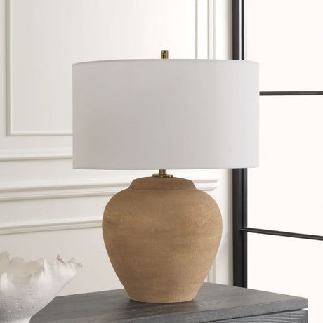 Terracotta Vase-Shaped Table Lamp | Uttermost Treviso