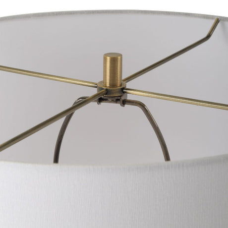 White Ceramic Floor Lamp | Uttermost Quite The Buzz - www.oroa.com