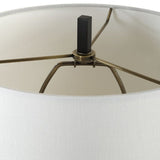 Satin Black Buffet Lamp | Uttermost Hightower