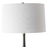 Modern European furniture - Black Teardrop-Shaped Table Lamp - www.oroa.com