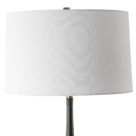 Modern European furniture - Black Teardrop-Shaped Table Lamp - www.oroa.com