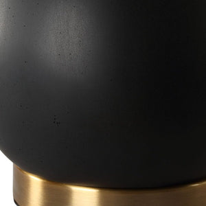   Black Teardrop-Shaped Table Lamp | Oroa.com