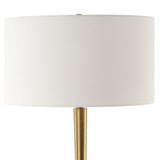 White Marble & Brass Table Lamp | Uttermost Avola