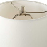 White Distressed Ceramic Table Lamp | Uttermost Carafe