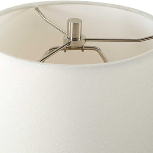   White Distressed Ceramic Table Lamp | Oroa.com