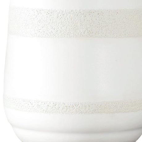 White & Gray Ceramic Table Lamp | Uttermost Santino