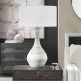 Stripes Ceramic Table Lamp | Uttermost Potter