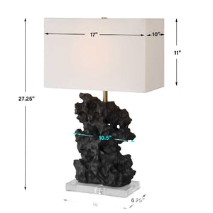   Black Rock Inspired Table Lamp | Oroa.com