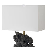 Black Rock Inspired Table Lamp | Uttermost Basalt